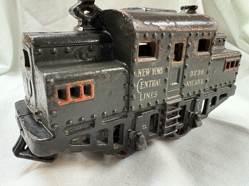 #3238 Bing German Cast Iron “O”0-4-0 NYC Lines Electric Style Locomotive