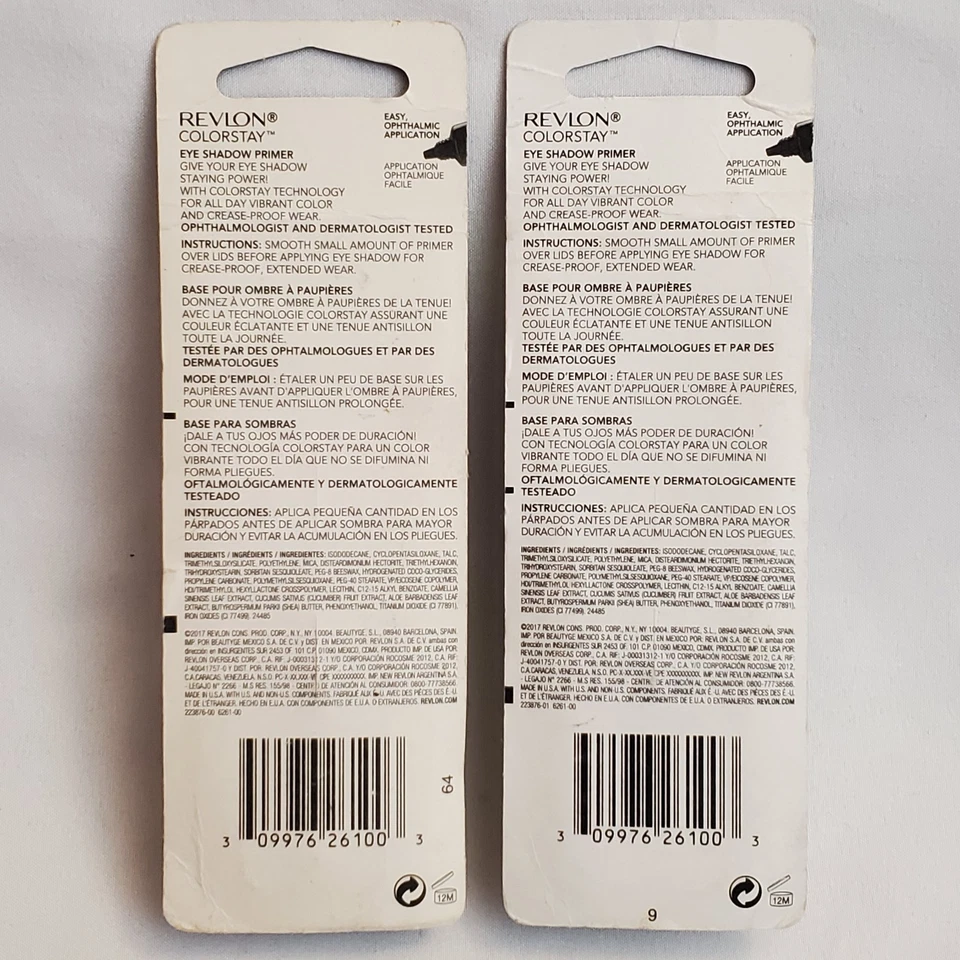2 Revlon Colorstay Eye Shadow Primer #100 Universal Shade Ombre - Image 3 of 4