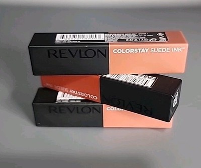 Revlon Colorstay Suede Ink #5 Hot Girl, #1 Gut Instinct, #2 In The Money  .09 oz