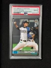 2013 BBM Nippon-Ham 10th Season W/ Hokkaido #2 Shohei Ohtani PSA 8 Rookie 1st RC