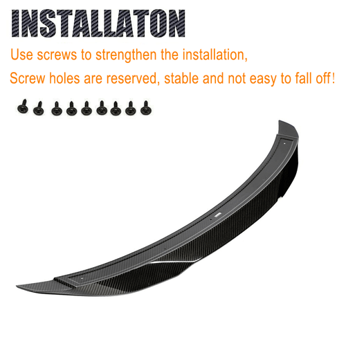 DRY Carbon Heckspoiler Hecklip Heckflügel Spoiler für Mustang S650 GT 2024-2026 - Bild 10 von 11