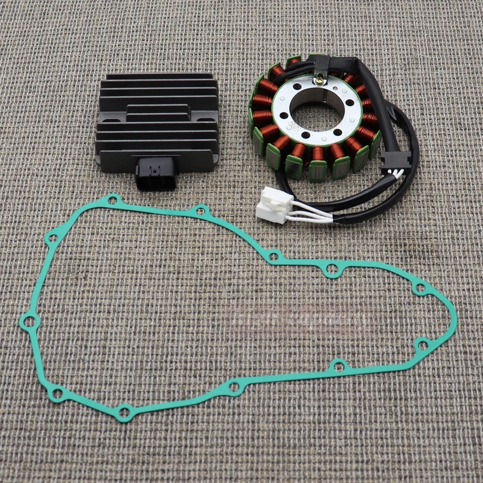 Estator + Rectificador de voltaje + Junta apta para Kawasaki Ninja Vulcan S 650 Versys 2012-2016 Foto 3 de 4