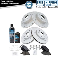 Front and Rear Brake Pad & Rotor Kit Fits 18 Honda Accord (For: More than one vehicle)