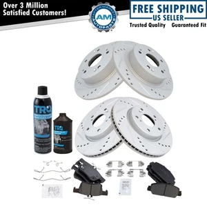 Front and Rear Brake Pad & Rotor Kit Fits 18 Honda Accord (For: More than one vehicle)