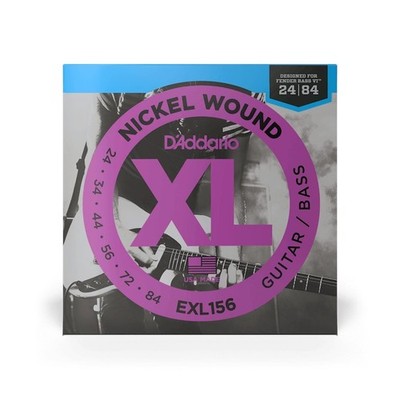 NEW D'Addario Fender Bass VI Electric Guitar Strings - .024-.084