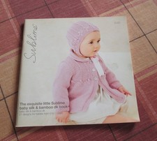 SUBLIME BABY HAND KNITTING PATTERN BOOK IN VGC 21 DESIGNS IN DK 0 TO 3 YEARS