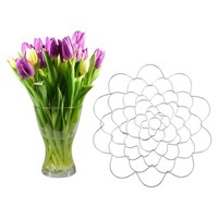 "Blumenarrangement-Halter,5\" Stielhalter,Silberton,1 StüCk"