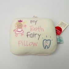 Russ Berrie Sweet Beginnings My Tooth Fairy Pillow Plush Star Pocket NWT 24423