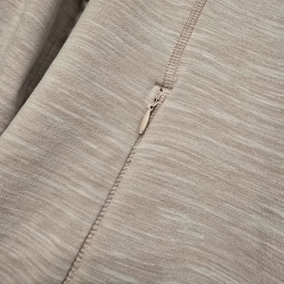 Sudadera Pullover Kyodan Exterior Para Mujer Cuello Capucha L Rosa Beige Brezo Foto 4 de 4