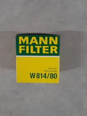 W814/80 Motorölfilter MANN, Bosch 0986452036 Dieselfahrzeuge