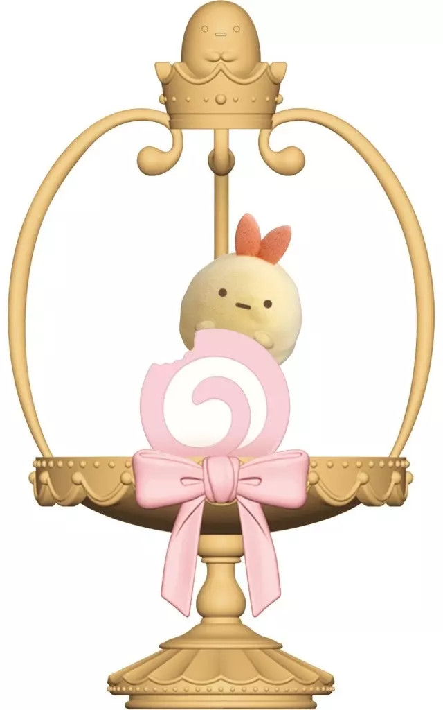 Llavero Ebi Fry no Shippo (Roll Cake) Petit Sumikko Escena Mascota "Sumikko