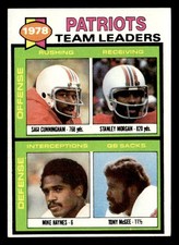 1979 Topps #76 Patriots Team Leaders