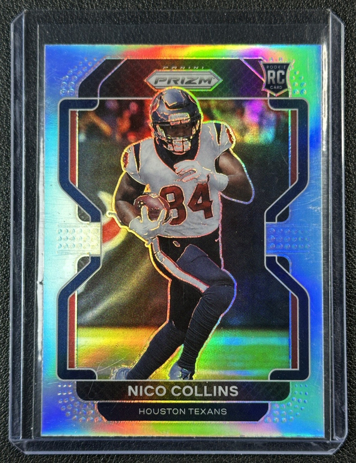 NICO COLLINS 2021 PANINI PRIZM #V-360 ROOKIE VARIATION ROOKIE SILVER RC TEXANS A