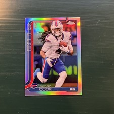2025 Topps Chrome - James Cook #35 Refractor