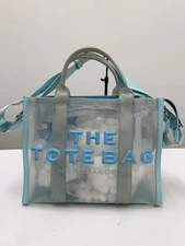 MARC JACOBS THE MESH TOTE BAG 2WAY Shoulder Tote Bag BLU H005M06SP21