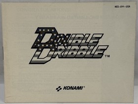 DOUBLE DRIBBLE NINTENDO NES VIDEO GAME COMPLETE WITH ORIGINAL BOX & MANUAL