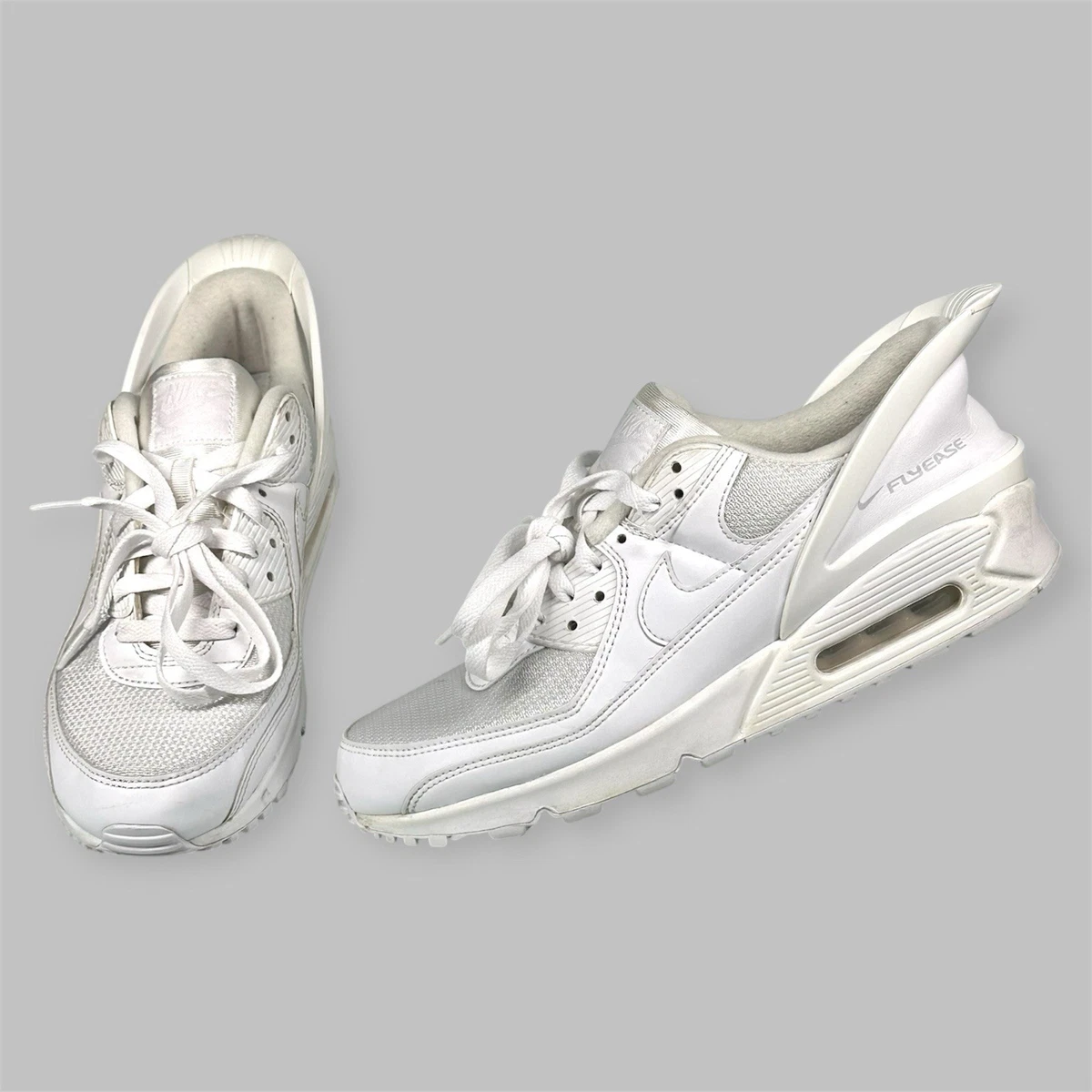 Nike Air Max 90 FlyEase Triple White for Sale | Authenticity 