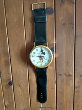 Disney Welby Elgin Mickey Mouse Electric Wall Clock Giant Watch 37”
