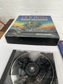 VINTAGE COMMODORE AMIGA CD32 BIG BOX UFO ENEMY UNKNOWN CIB GAME