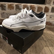 Nike Jordan Flight Court Youth Sneakers White/black New In Box Size 5Y