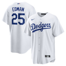Los Angeles Dodgers Tommy Edman #25 Nike White Home 2026 Official MLB Jersey