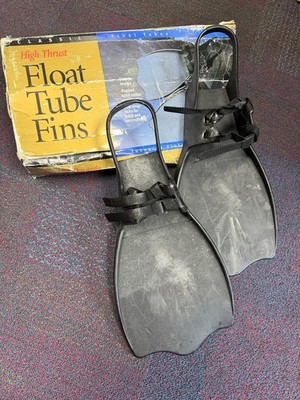 High Thrust Step-In Kick Fins for Fly Fishing Float Tube Personal Watercraft Fin