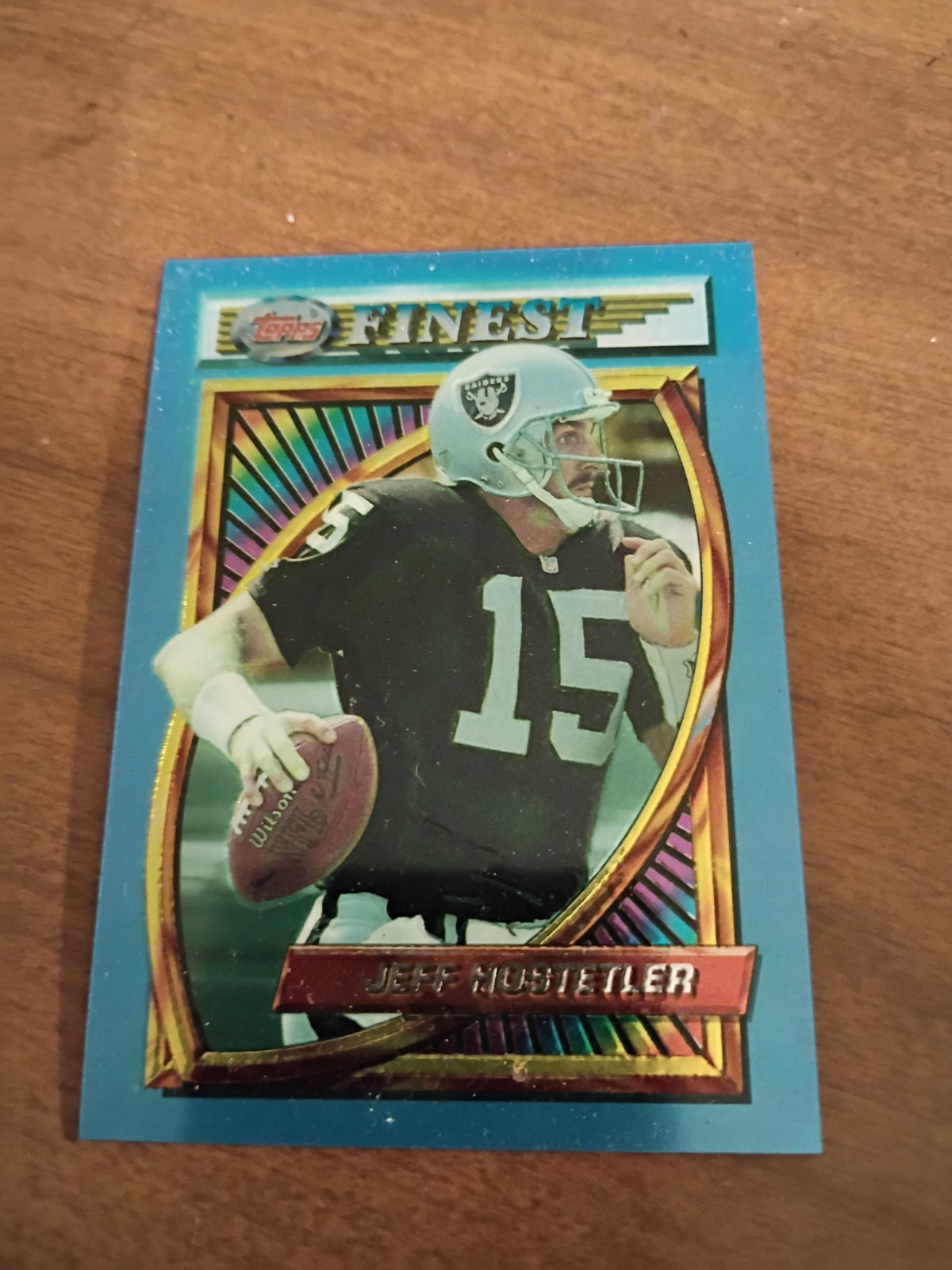 1994 Topps Finest - Jeff Hostetler #162 Refractor