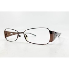 Escada VES 609S Brown Metal Eyeglasses Frames Italy 54-16-140 Col 8EN Womens
