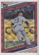 2022 Panini Donruss Dominators Red 92/149 Javier Baez #D-3 07mh