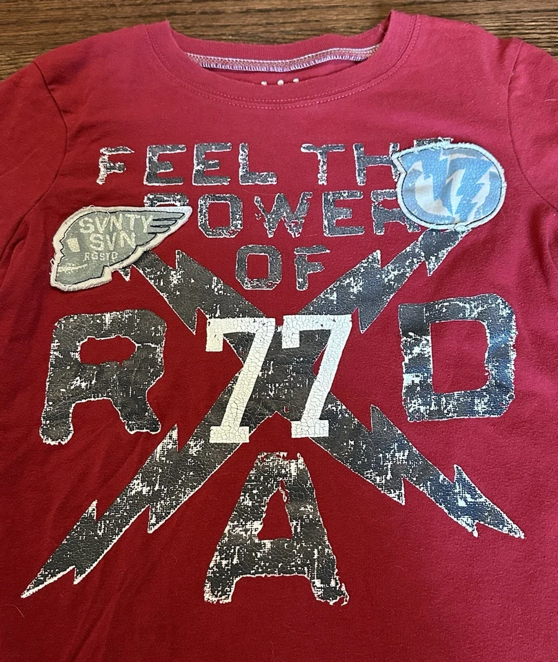 Paquete de 3 77 camisas de algodón de manga larga para niños talla mediana (10) Foto 4 de 4