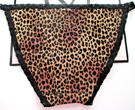 VICTORIA'S SECRET PINK Wink Cotton String Bikini Panty S M L XL Leopard NWT VS