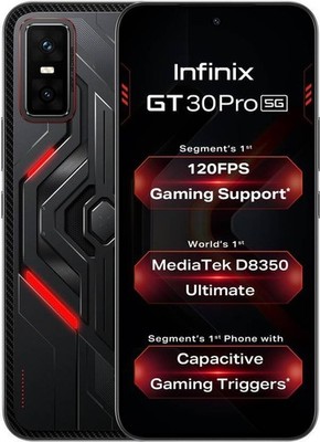 Infinix GT 30 Pro 5G+(Dark Flare 256GB 12GB RAM)Dimensity 8350