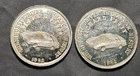 2-1982 Vintage Racing Race Car #43 Richard Petty 1oz 999 Silver rounds