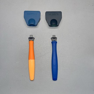 Harry's Original Handle Bundle 2x Truman handles 2x Travel Covers NO BLADES