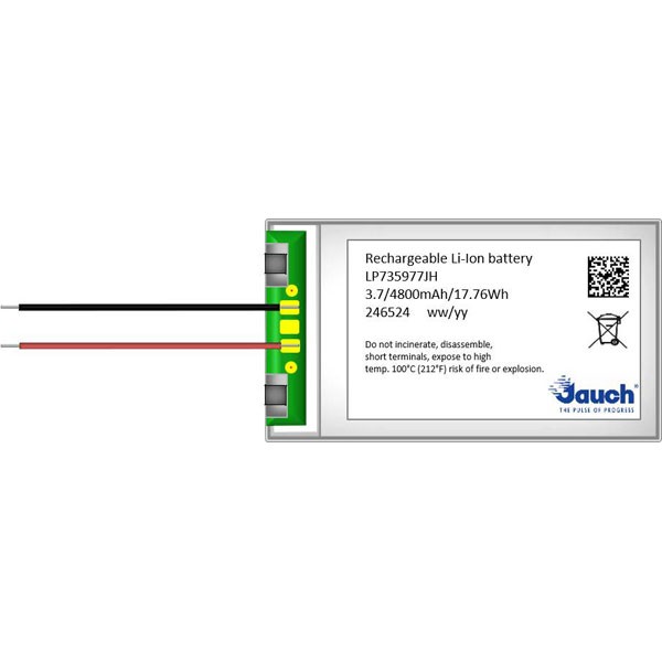 Jauch Quartz Battery Rechargeable Li-ion 3.7V 5000mAh Cable