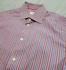 Eton Hemd Herren M 39 15,5 Slim Streifen Langarm