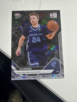CAM SPENCER Rising Stars Parallel 25枚限定 2026 Topps Now Rising Stars Cam Spencer Rising Stars Parallel | eBay