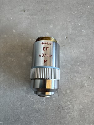 Leitz Wetzlar EF 40/0.65 160/0.17 40x P Microscope Objective Lens | 559215