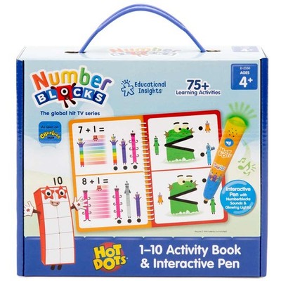 Hot Dots 1-10 Zahlenblöcke Aktivitätsbuch & interaktiver Stift - frühes Mathematiklernen