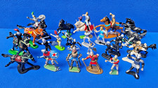 KONVOLUT ALTE RITTER PFERDE FIGUREN VINTAGE
