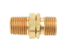 Enerco F276152 1/4" MPT x 9/16"-18 LH Male Brass Fitting for Propane & LP Gas