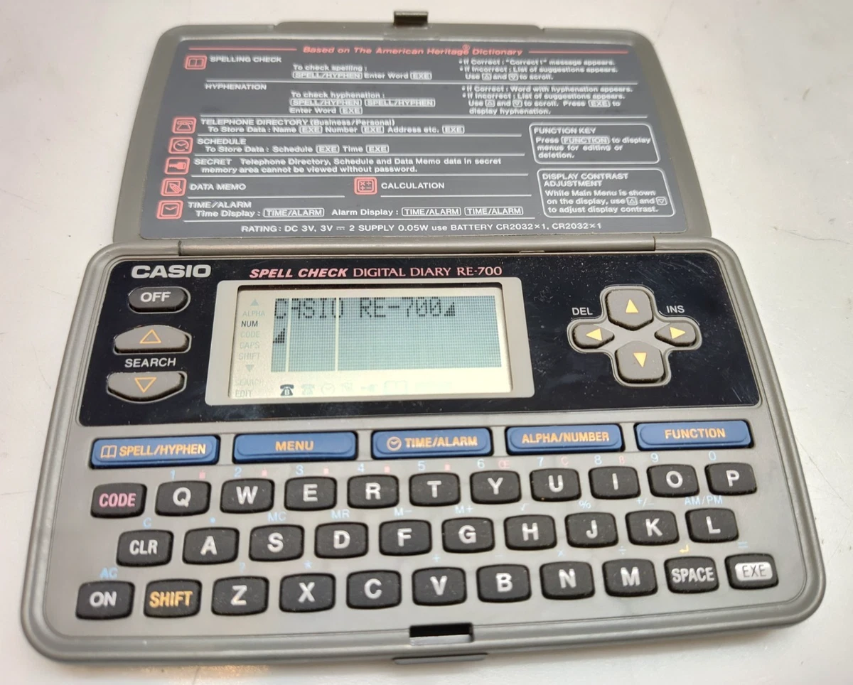 Ordinateur Vintage CASIO FP-1100 Fonctionnel + 650 Pages De Manuels, Occasion
