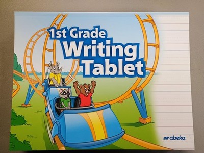 1st Grade Writing Tablet by Abeka with Cursive Formation Guide