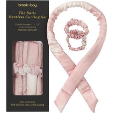 Heatless Hair Curler Overnight Curling Rod for Long and Short Hair Headband Hair