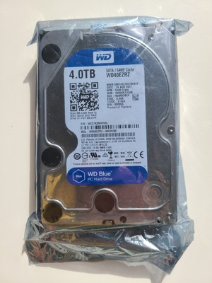WD Blue PC SATA/64mb cache 4.00 TB hard drive WD40EZRZ - 00GXCB0