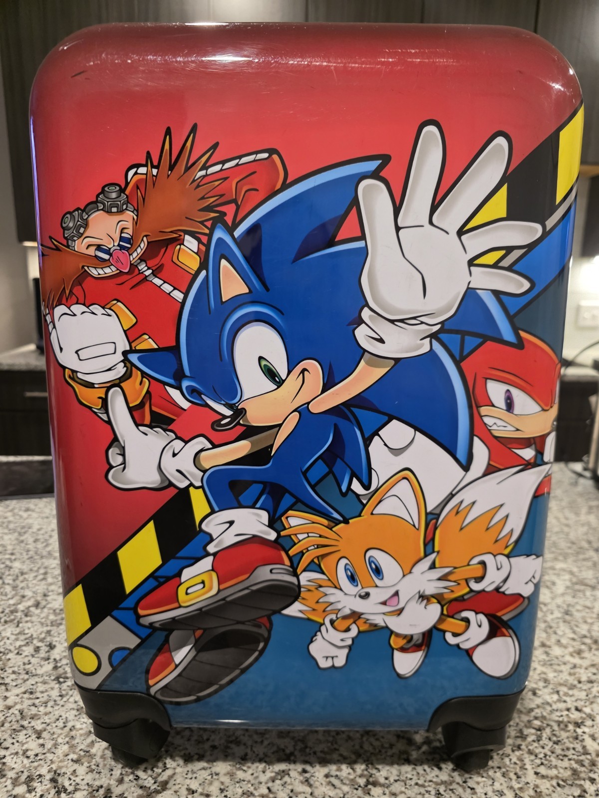 Bioworld Sonic the Hedgehog Hard Shell Cartoon Suitcase with