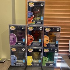 Funko Pop! Marvel - Infinity Saga: Full Set Of 7 - Art Series (#46-#52)
