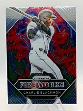2021 Panini Prizm Fireworks Charlie Blackmon #FW6