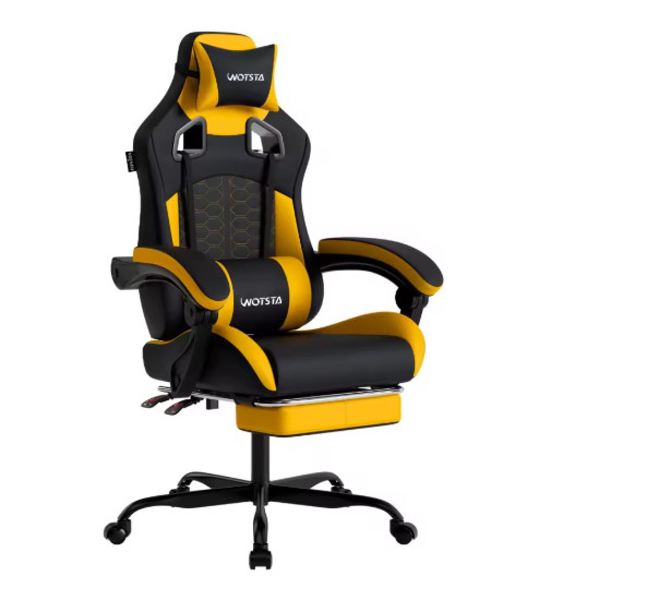 Ergonomic Gaming Chair Massage Recliner Footrest Racing Office Chair Heavy Duty