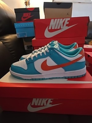 Nike Dunk Low Retro “Miami Dolphins” DV0833-102 Brand New  display picture 3